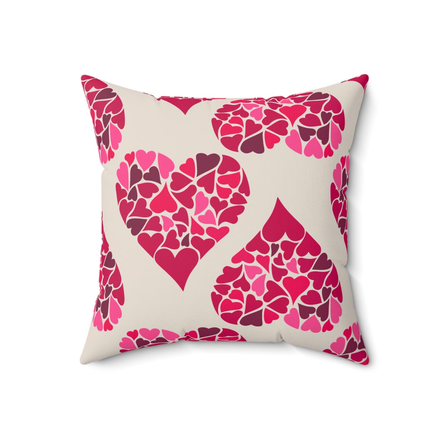 Simple Hearts Throw Pillow