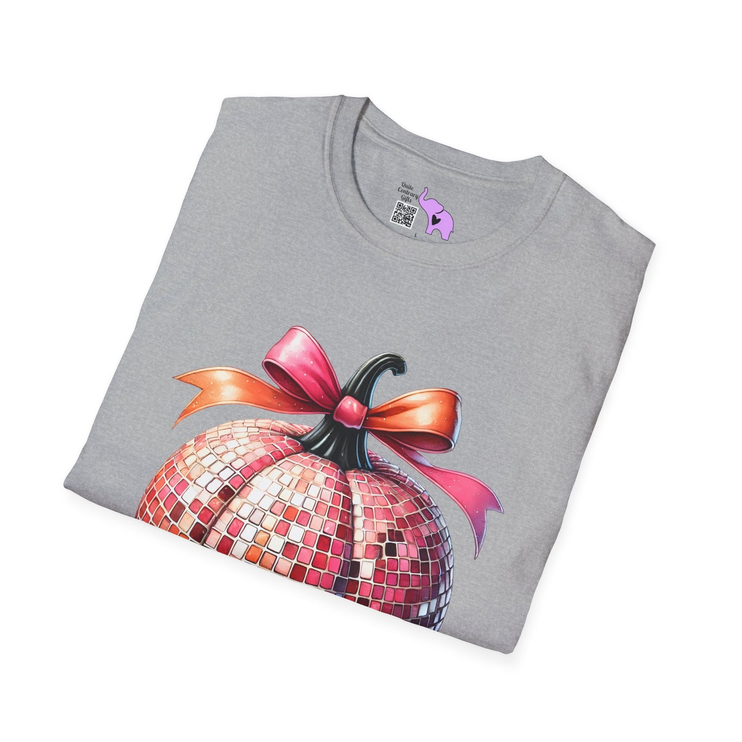 Disco Pumpkin Adult T-shirt