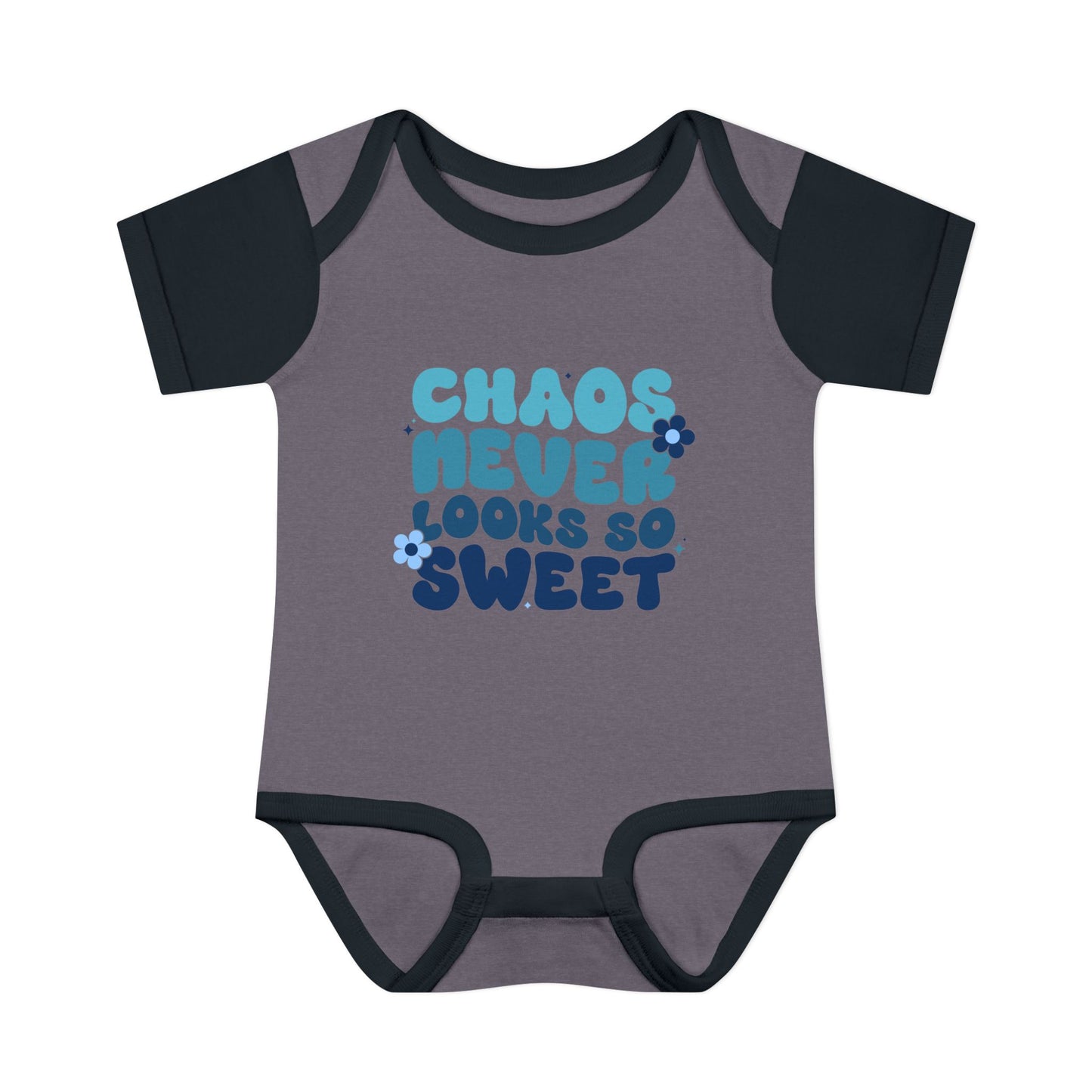 Chaos Never Looked So Sweet Infant Baby Rib Bodysuit