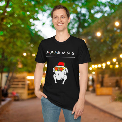 Friends; Thanksgiving Turkey Adult T-shirt