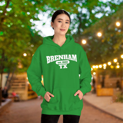 Brenham Tx Est. 1844 Adult Heavy Blend™ Hoodie