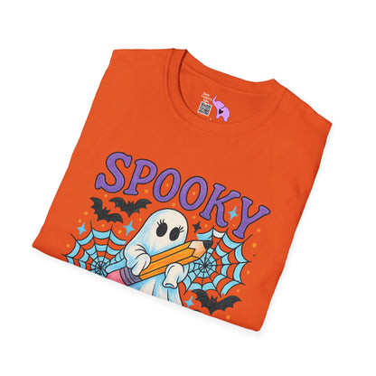 Spooky Teacher Adult T-shirt