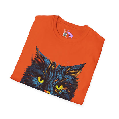 Creepy Black Cats 15 Adult T-shirt