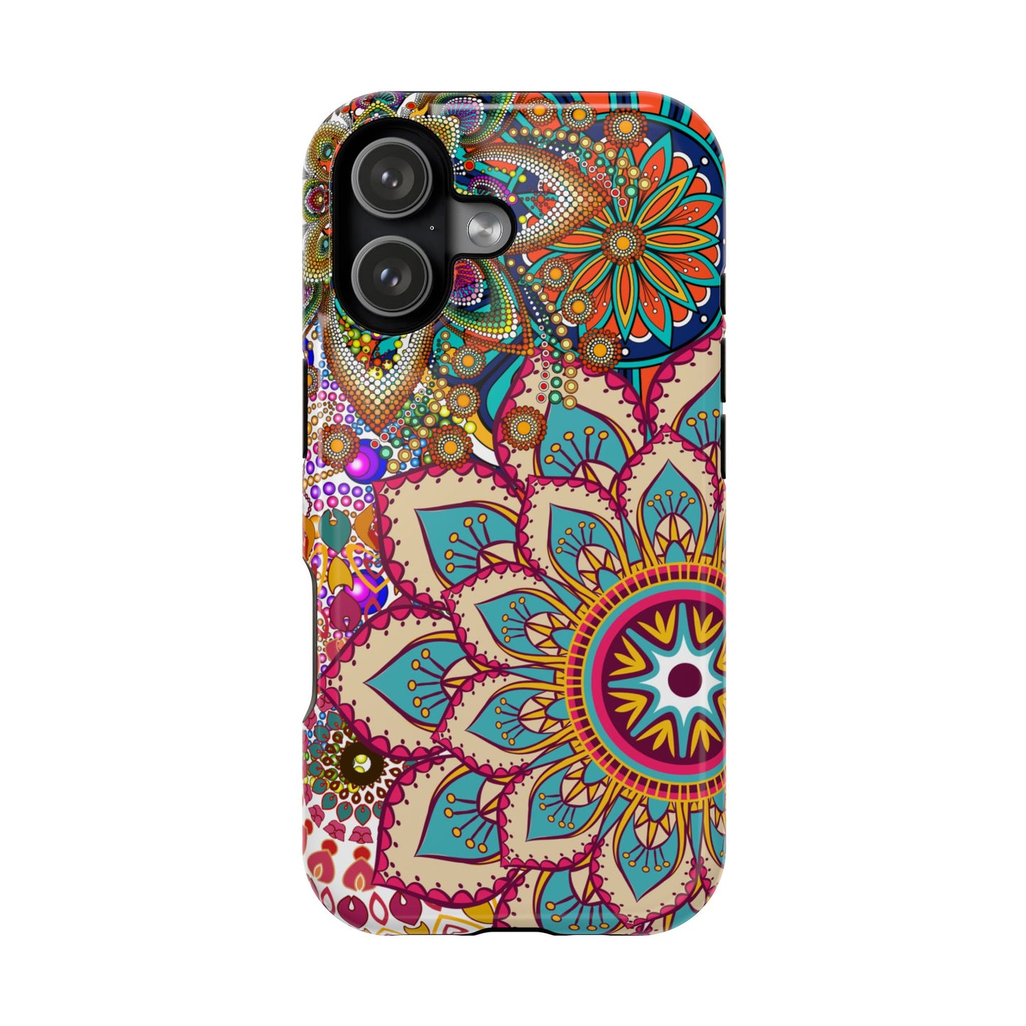 Colorful Mandala MagSafe® Compatible Tough Case for iPhone