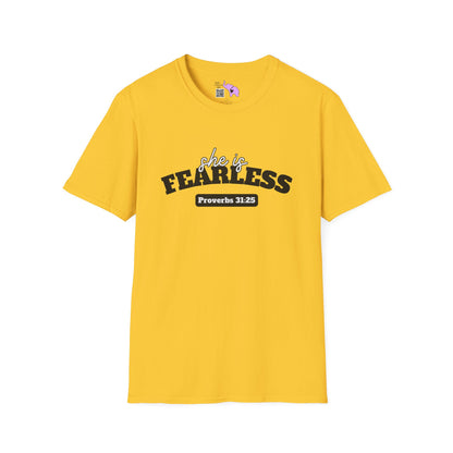 She Is Fearless Proverbs T-shirt