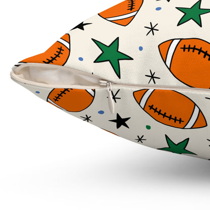 Touchdown Stars Throw Pillow