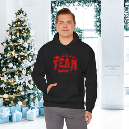 Team Naughty Adult Heavy Blend™ Hooded Sweatshirt