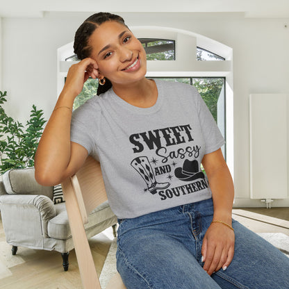 Sweet Sassy & Southern Adult T-shirt