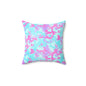 Cotton Candy Camo Throw Pillow