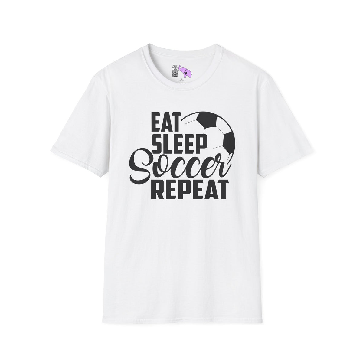 Eat Sleep Soccer Repeat Adult T-shirt