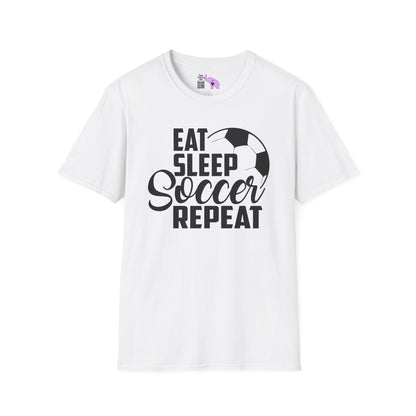 Eat Sleep Soccer Repeat Adult T-shirt