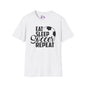 Eat Sleep Soccer Repeat Adult T-shirt