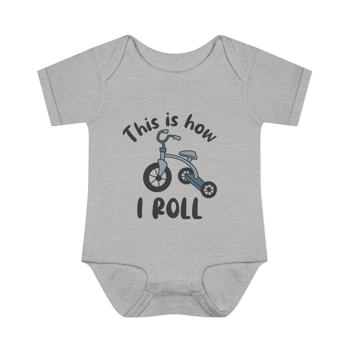 This is How I Roll (Tricycle) Baby Rib Bodysuit