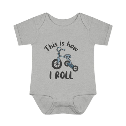 This is How I Roll (Tricycle) Baby Rib Bodysuit