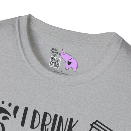 I Drink Coffee For Your Protection Adult T-shirt