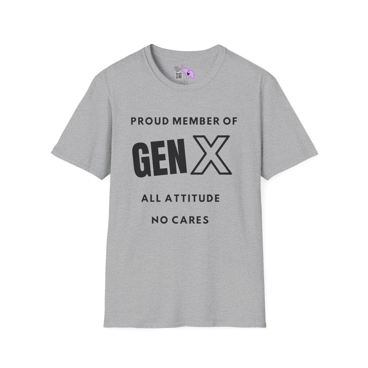 GenX All Attitude No Cares T-shirt