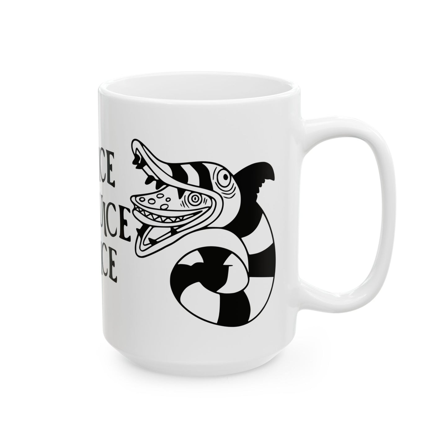 Beetlejuice and Sandworm Ceramic Mug, (11oz, 15oz)