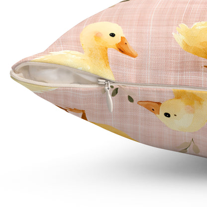 Ducky Daydream Throw Pillow