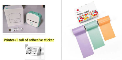 Portable Mini Thermal Label Printer Bluetooth