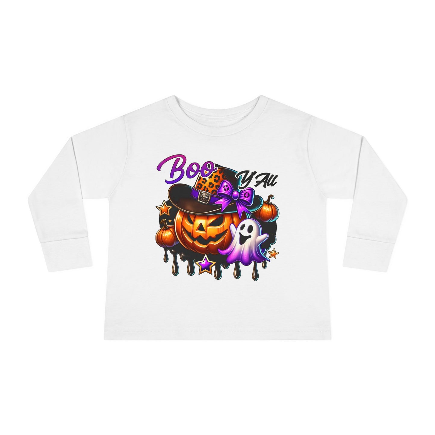 Boo Y'all Toddler Long Sleeve Tee