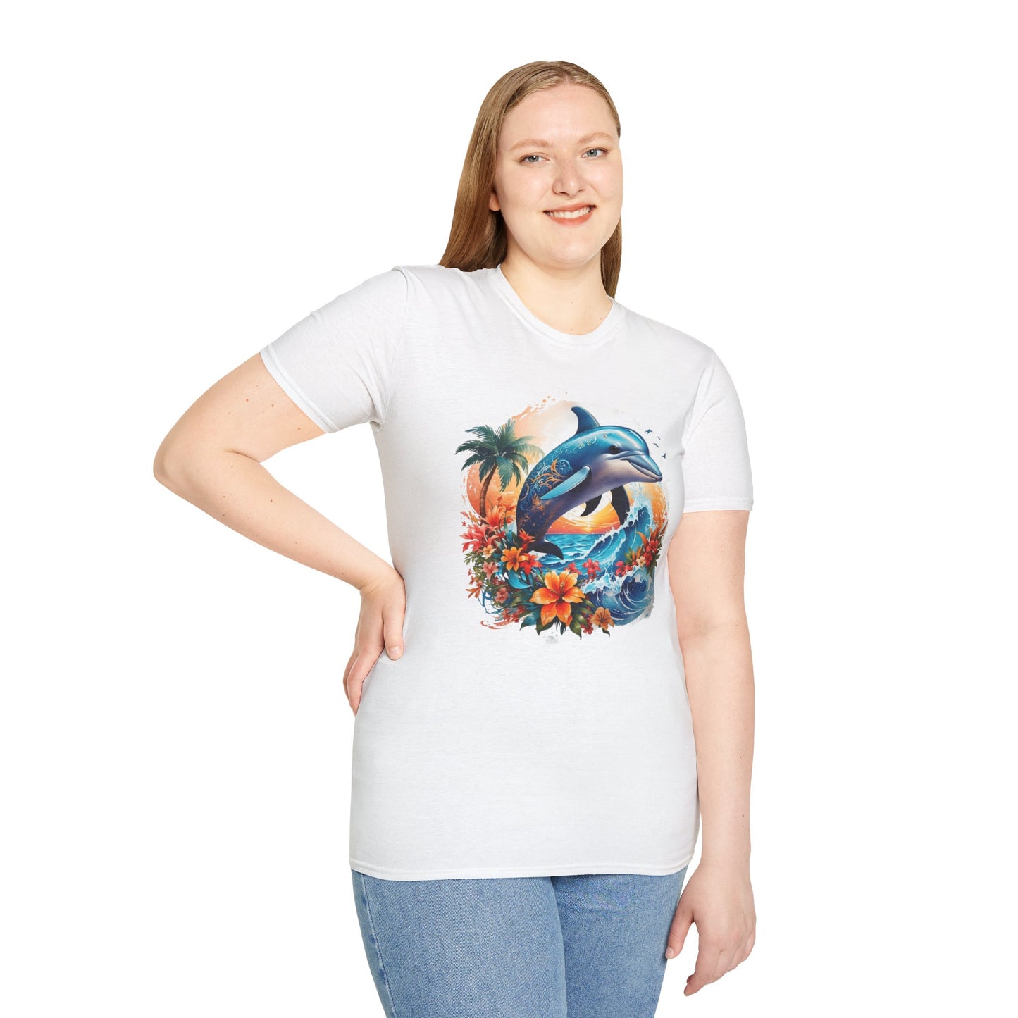 Tropical Dolphin T-shirt