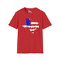 Texas American Tie Dye Flag Adult T-shirt