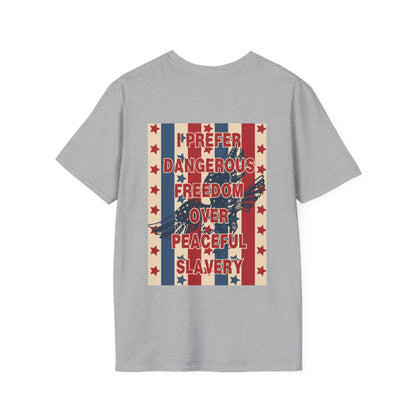 Freedom Over Slavery Adult T-shirt