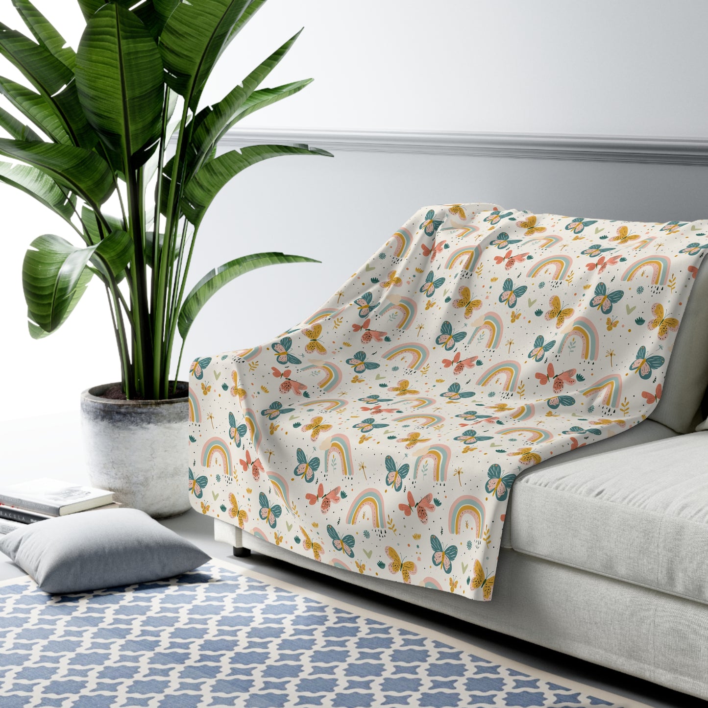 Whispering Wings & Rainbows Basic Bedding Set