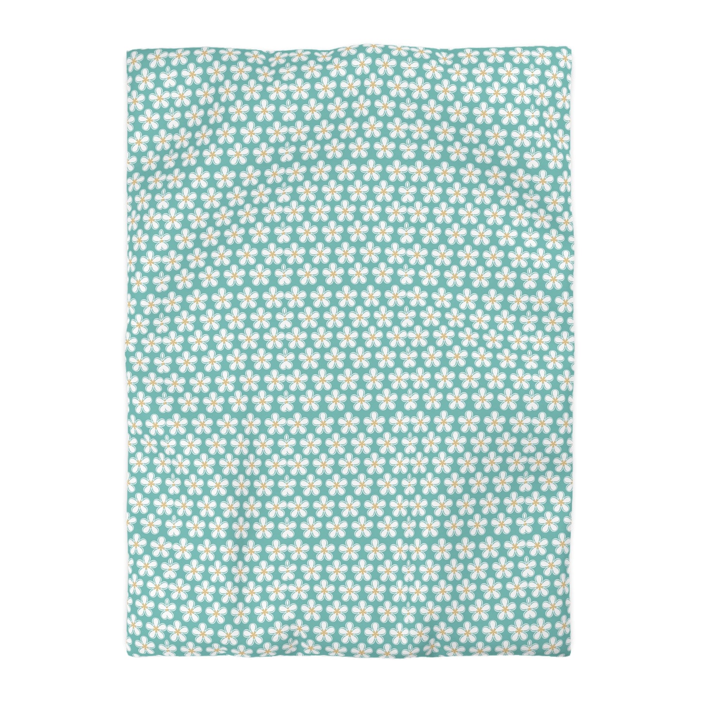 Tealberry Blooms Microfiber Duvet Cover