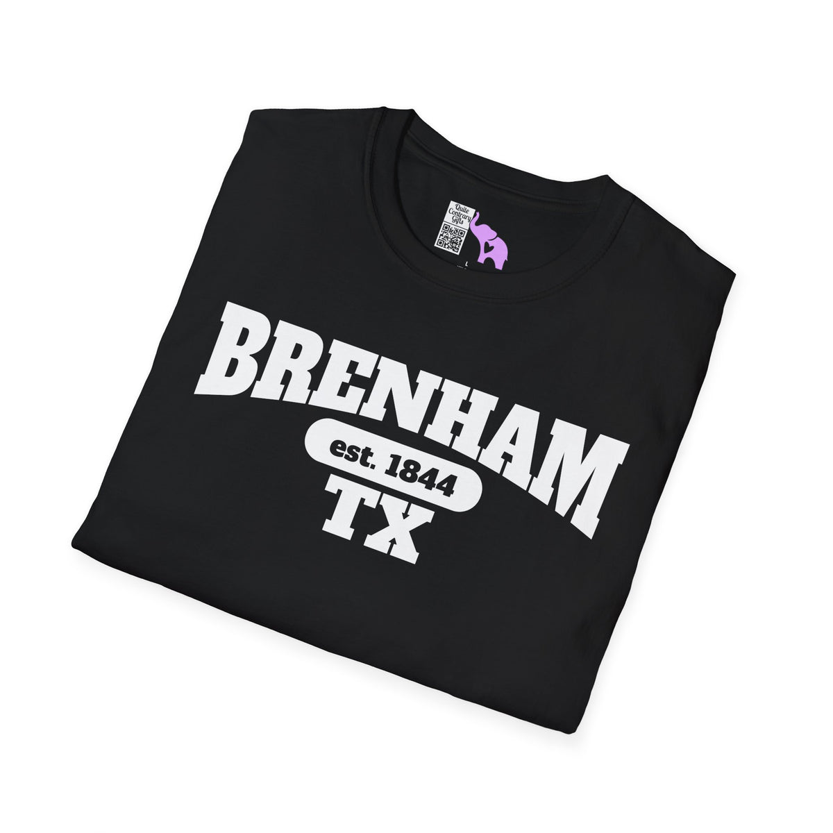 Brenham Tx Est. 1844 Adult T-shirt