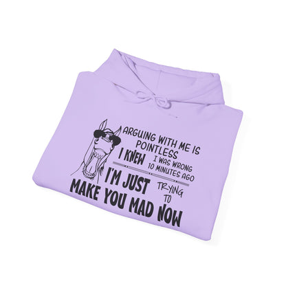 Arguing With Me is Pointless... Heavy Blend™ Hooded Sweatshirt