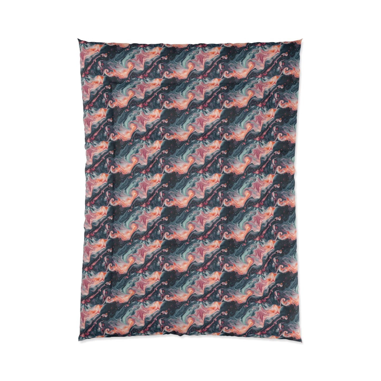 Pink Venom Marble Comforter