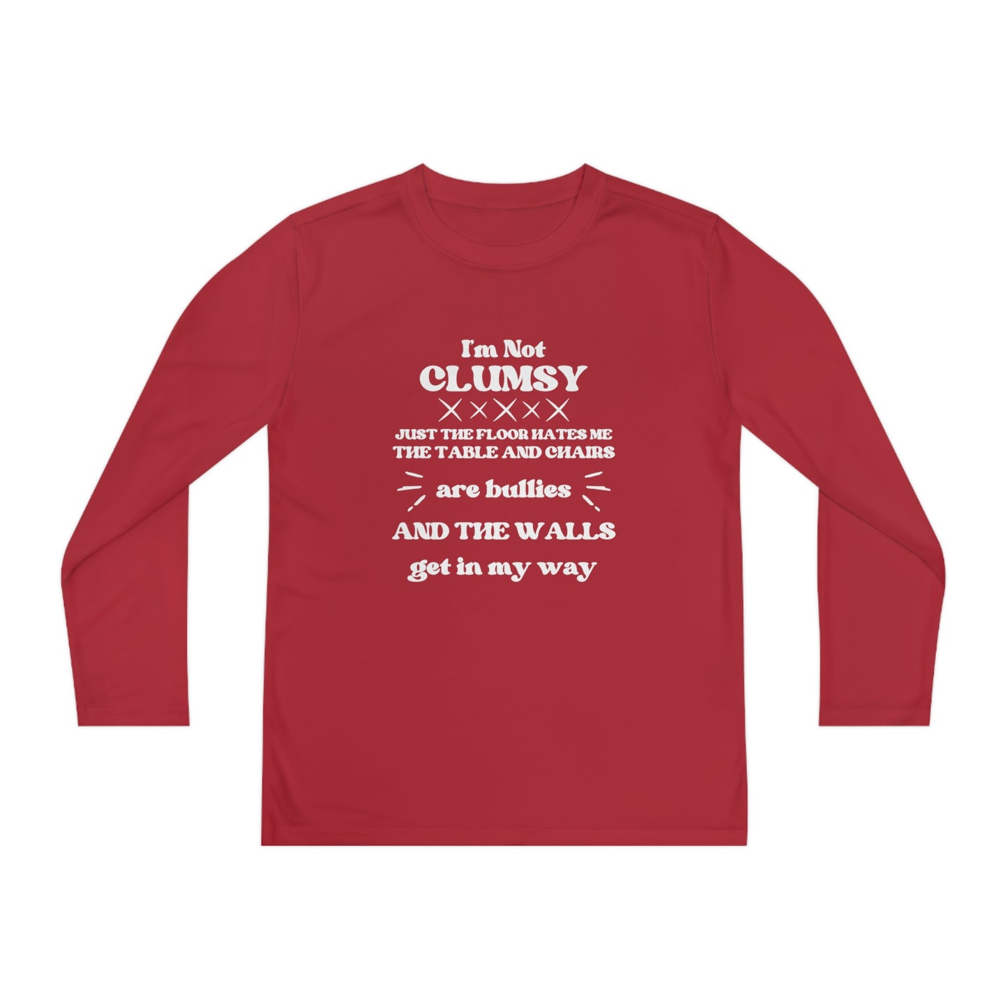 I'm Not Clumsy Youth Long Sleeve Tee