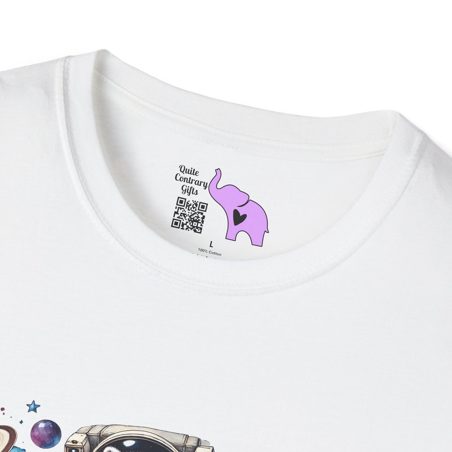 Astronaut Panda Adult T-shirt