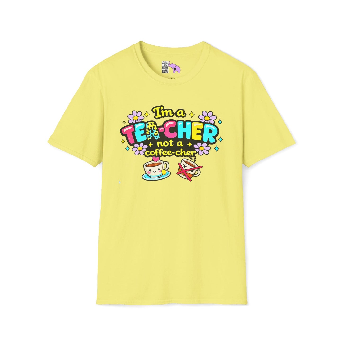 I'm A Tea-cher Not A Coffee-cher Adult T-shirt