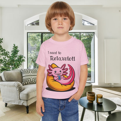 I Need to Relaxolotl Heavy Cotton™ Toddler T-shirt