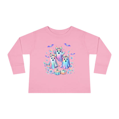 Haunted in Pastels Toddler Long Sleeve Tee