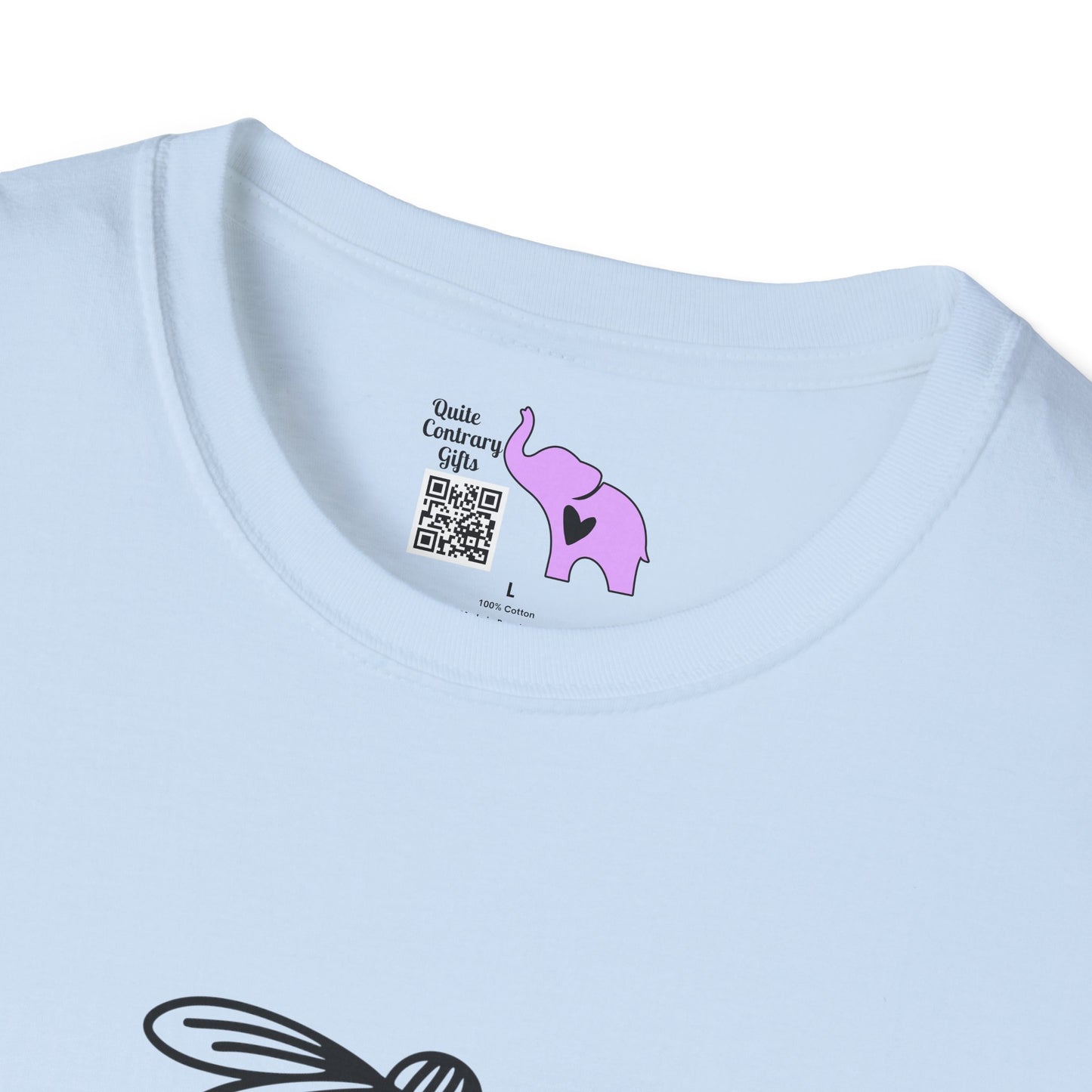 Peace (Vertical, Floral) Adult T-shirt