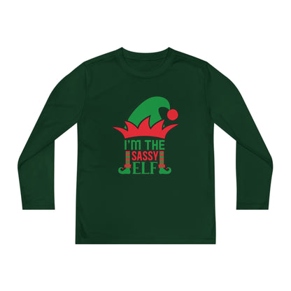 I'm The Sassy Elf Youth Long Sleeve Tee