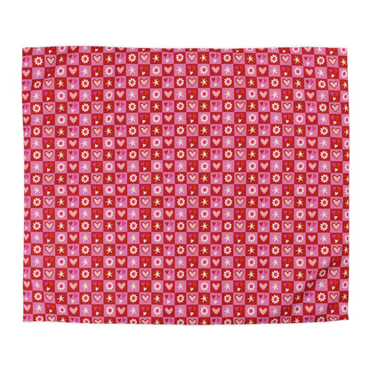 Valentine Toss Microfiber Duvet Cover