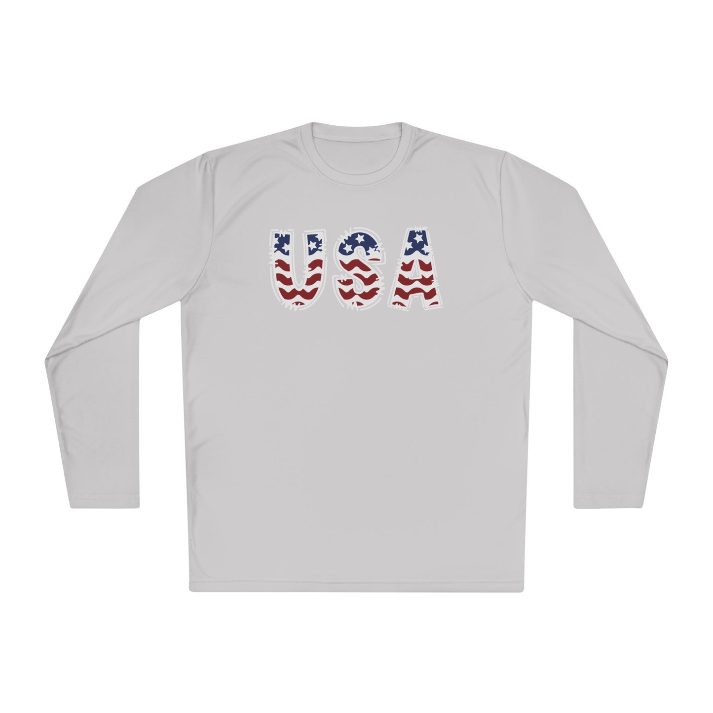 USA in Style Adult Long Sleeve Tee