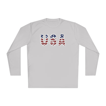 USA in Style Adult Long Sleeve Tee