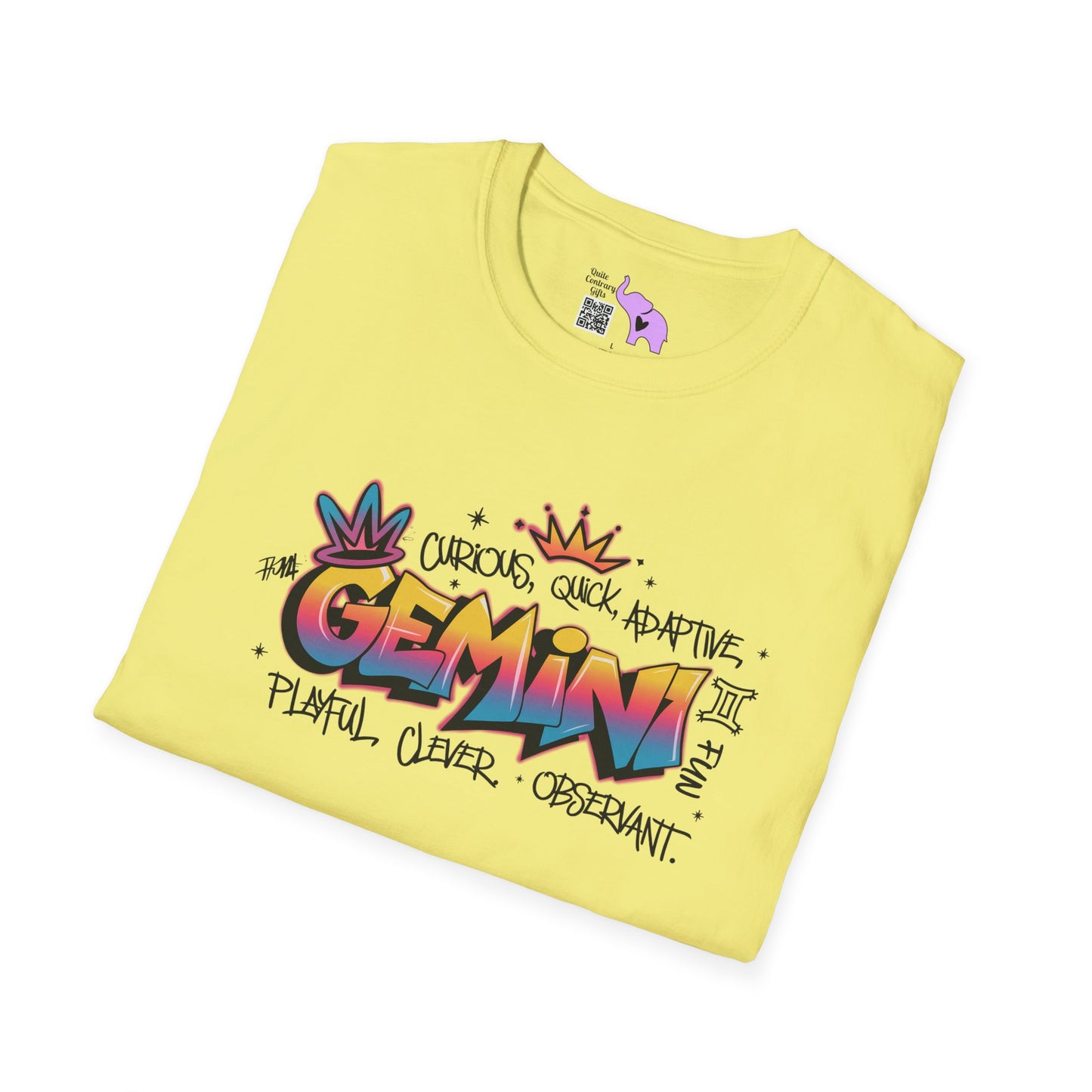 Gemini Street Art Adult T-shirt