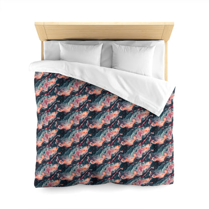 Pink Venom Marble Microfiber Duvet Cover