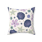 Shellflower Cove Throw Pillow