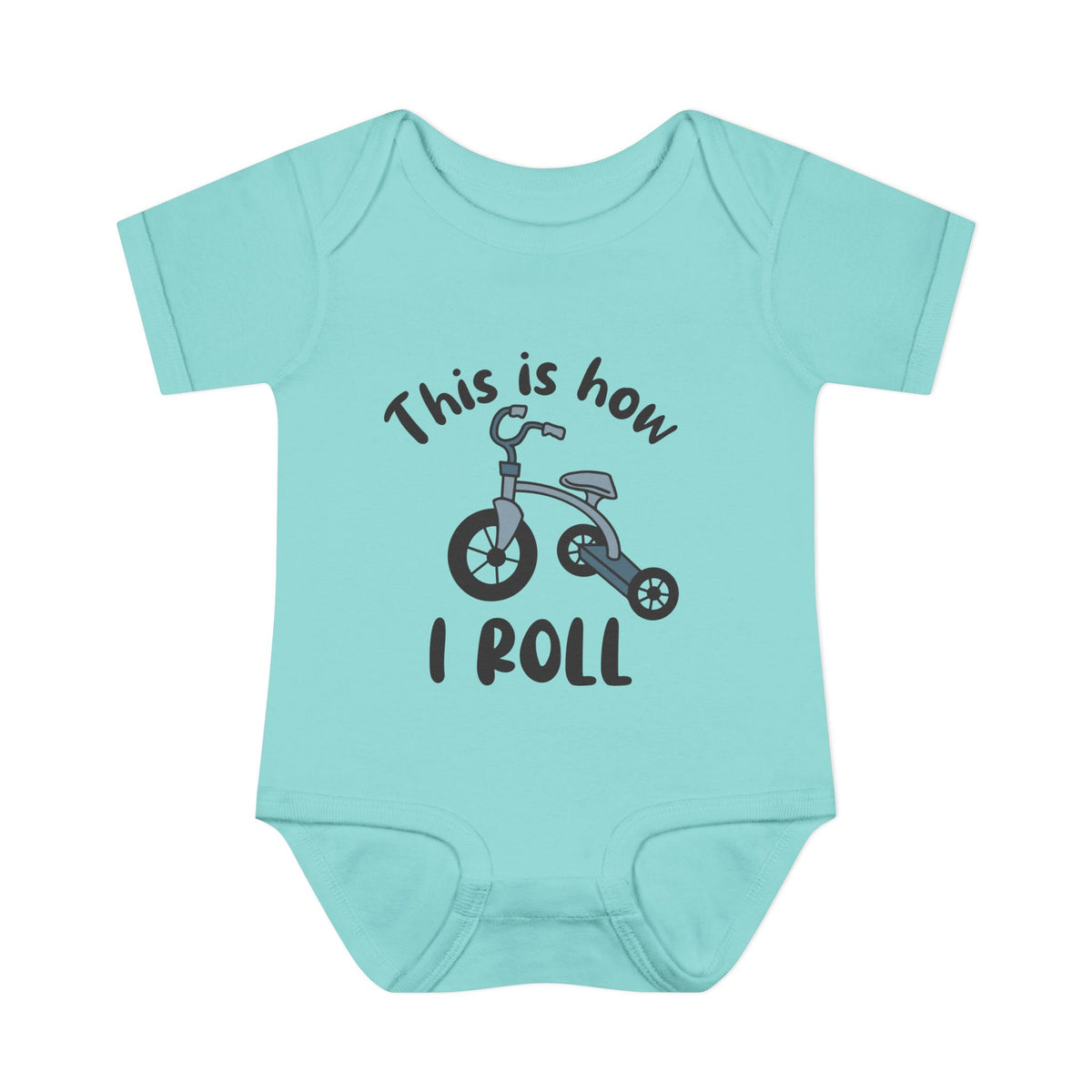 This is How I Roll (Tricycle) Baby Rib Bodysuit
