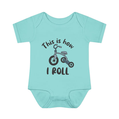 This is How I Roll (Tricycle) Baby Rib Bodysuit