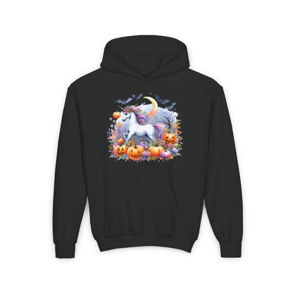 Halloween Unicorn Youth Heavy Blend Hoodie