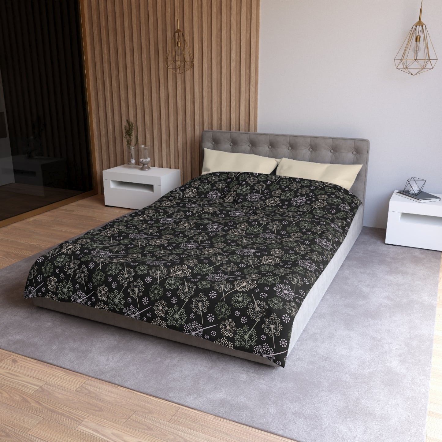 Dandelion Nightfall Microfiber Duvet Cover