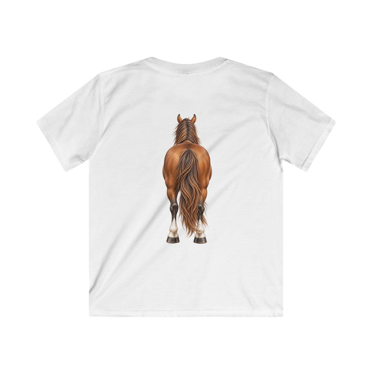 ""Front to Back Horse Lover Youth Softstyle Tee